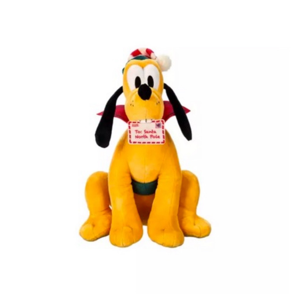 Disney Pluto Christmas Holiday Plush Toy